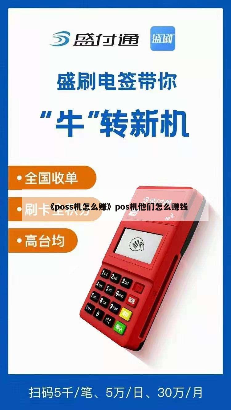 卖pos机的怎么挣钱 卖poss机是怎样赚钱的