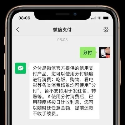 微信分付额度套出来要收几个点，了解一下？