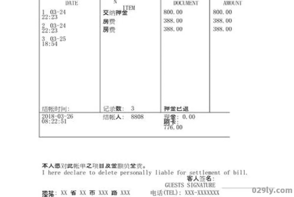 酒店核查账单怎么查记录，掌握正确方法，确保消费透明化