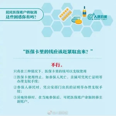 医保卡个人账户取现比例解析