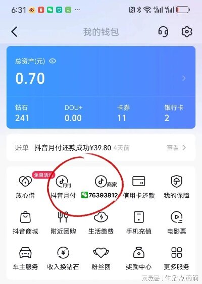 抖音月付额度怎么套出来，资深博主自述安全取现绝招，抖音月付额度怎么套出来，资深博主自述安全取现绝招