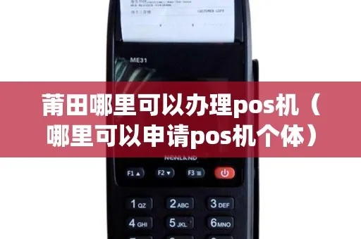 莆田POS机申请全攻略，步骤、注意事项及更多细节